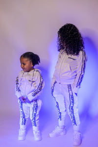 White Holographic Polyester Tracksuit