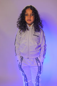 White Holographic Polyester Tracksuit